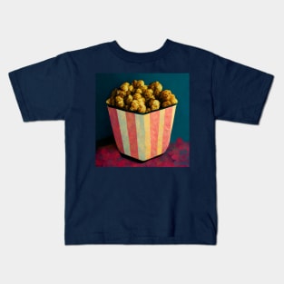 Caramel Popcorn Bucket Kids T-Shirt